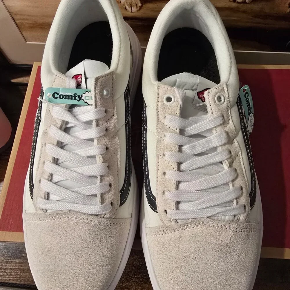 Vans Old Skool Overt CC Shoes White VN0A7Q5EWHT Skateboarding Men's US Sz 12 NEW - Picture 4 of 10